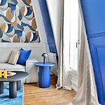 Appartement Paisible Centre De Paris - Bleu - IV