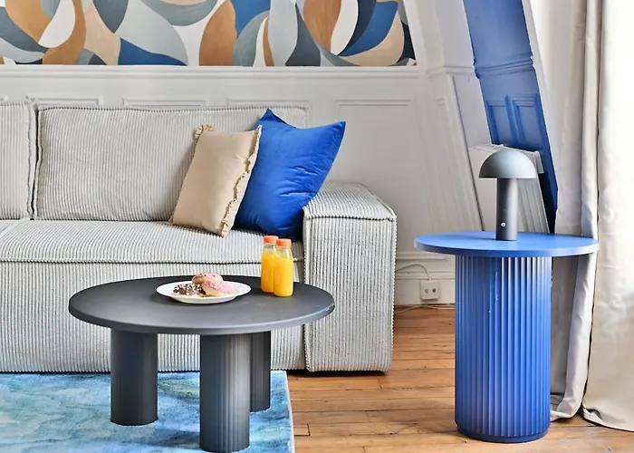 Appartement Paisible Centre De Paris - Bleu - IV